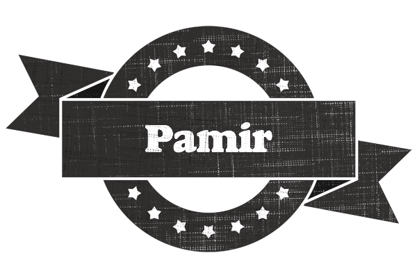 Pamir grunge logo
