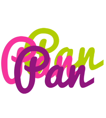 Pan flowers logo