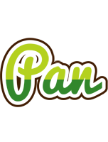 Pan golfing logo