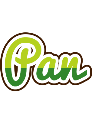Pan golfing logo