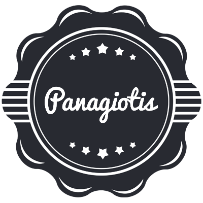 Panagiotis badge logo