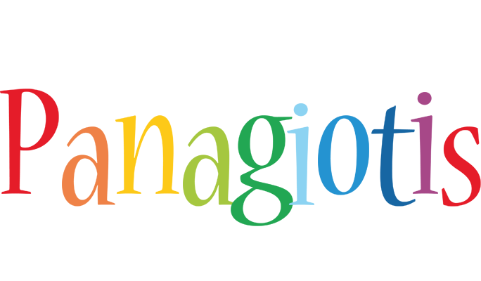 Panagiotis birthday logo