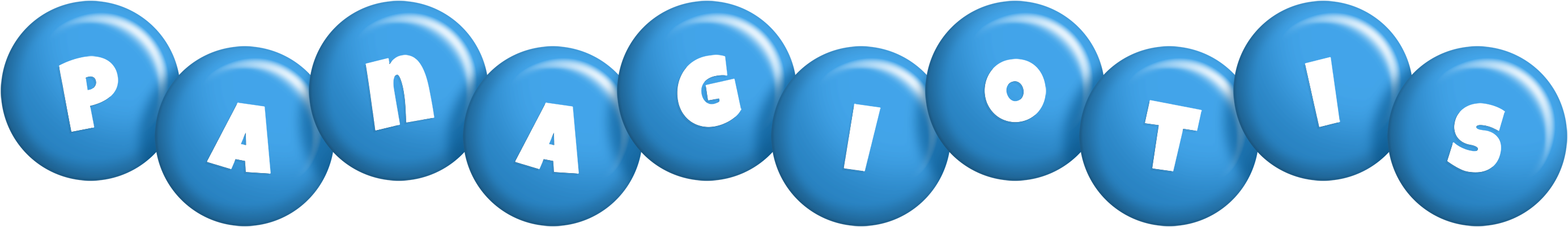 Panagiotis candy-blue logo