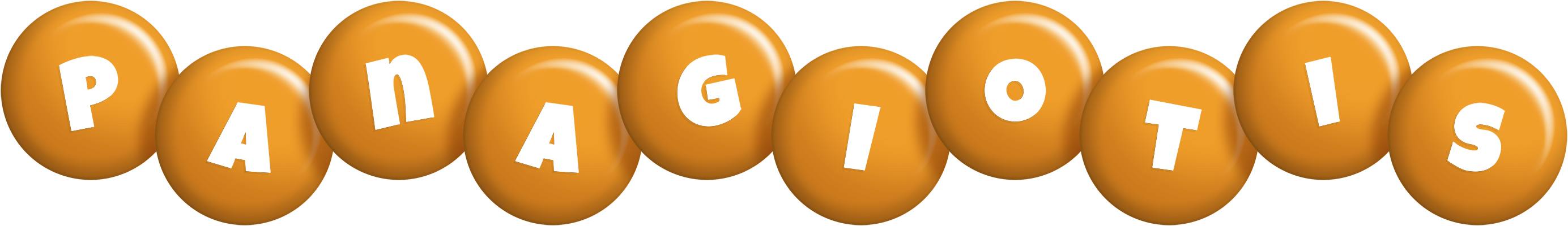 Panagiotis candy-orange logo