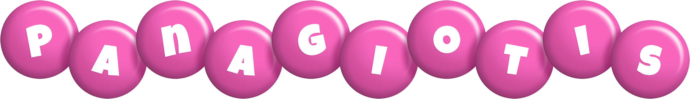 Panagiotis candy-pink logo