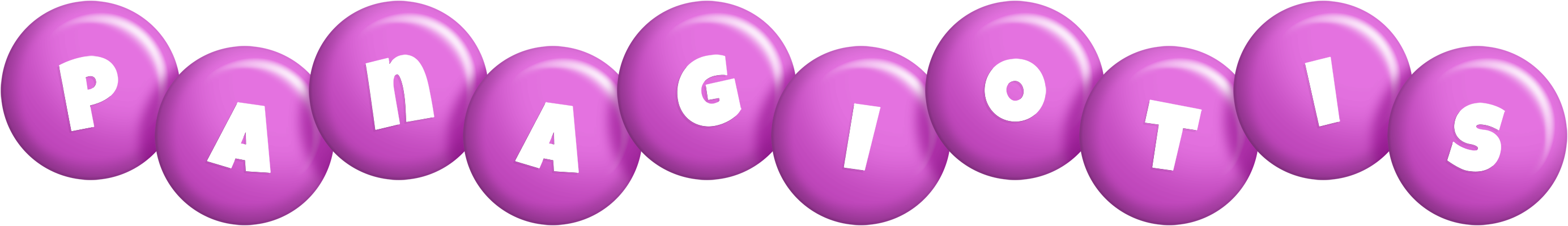Panagiotis candy-purple logo