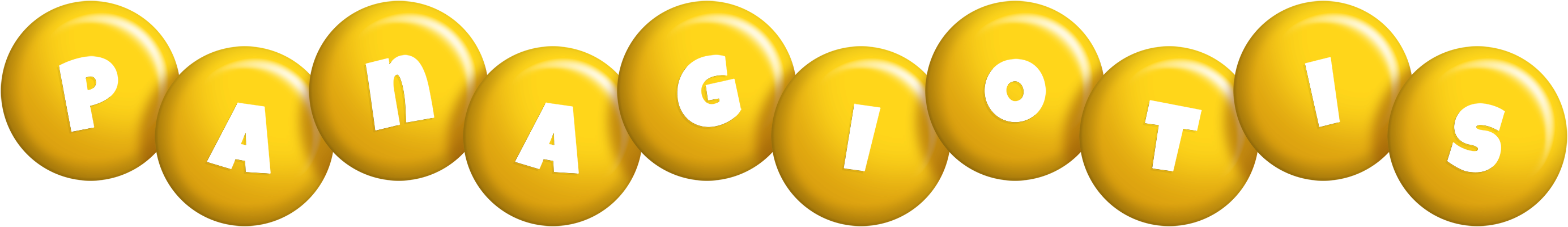 Panagiotis candy-yellow logo