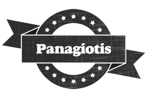 Panagiotis grunge logo