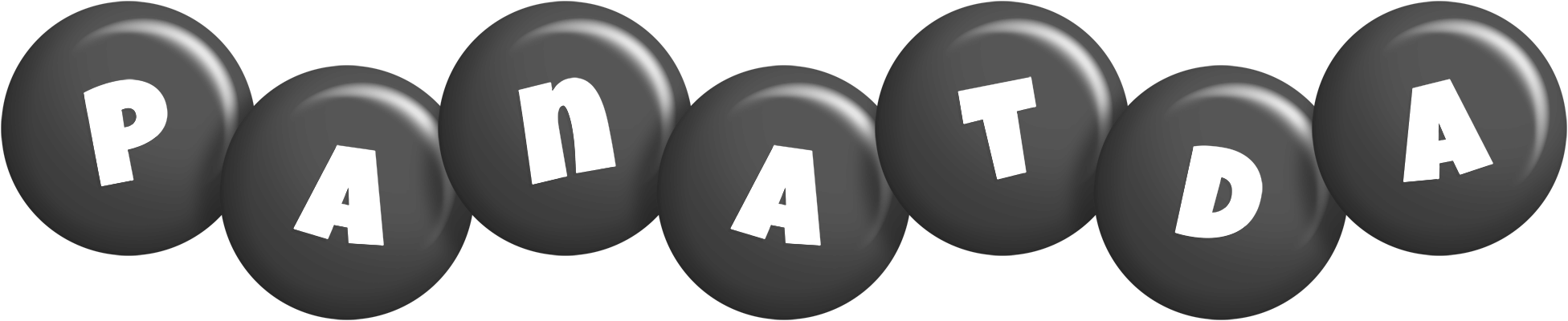 Panatda candy-black logo