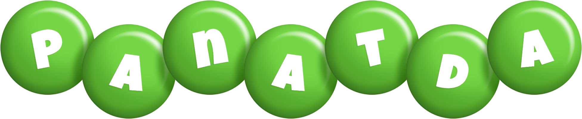 Panatda candy-green logo