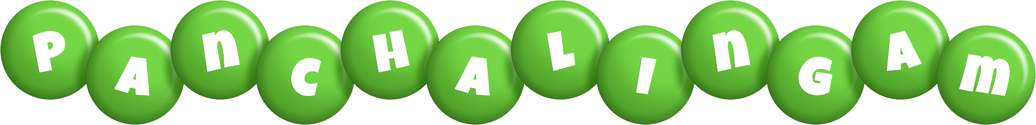 Panchalingam candy-green logo