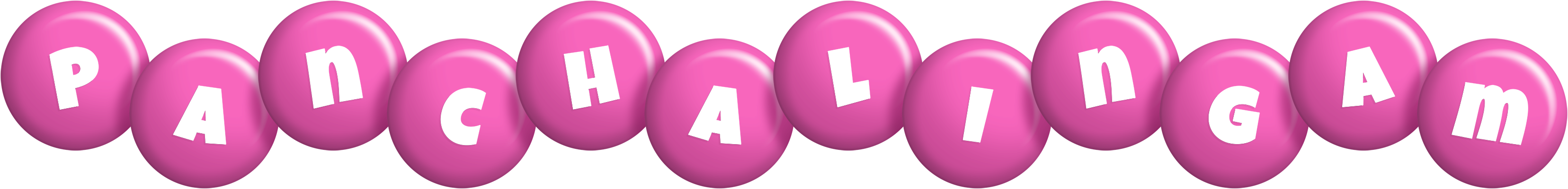 Panchalingam candy-pink logo
