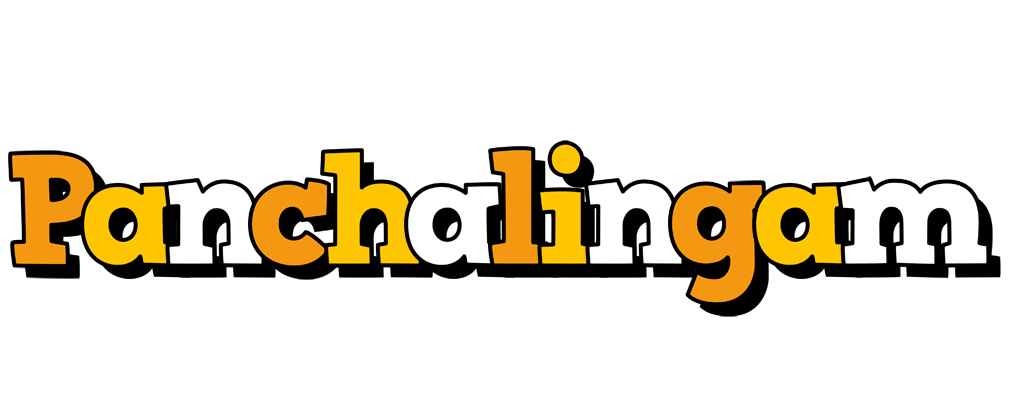 Panchalingam cartoon logo