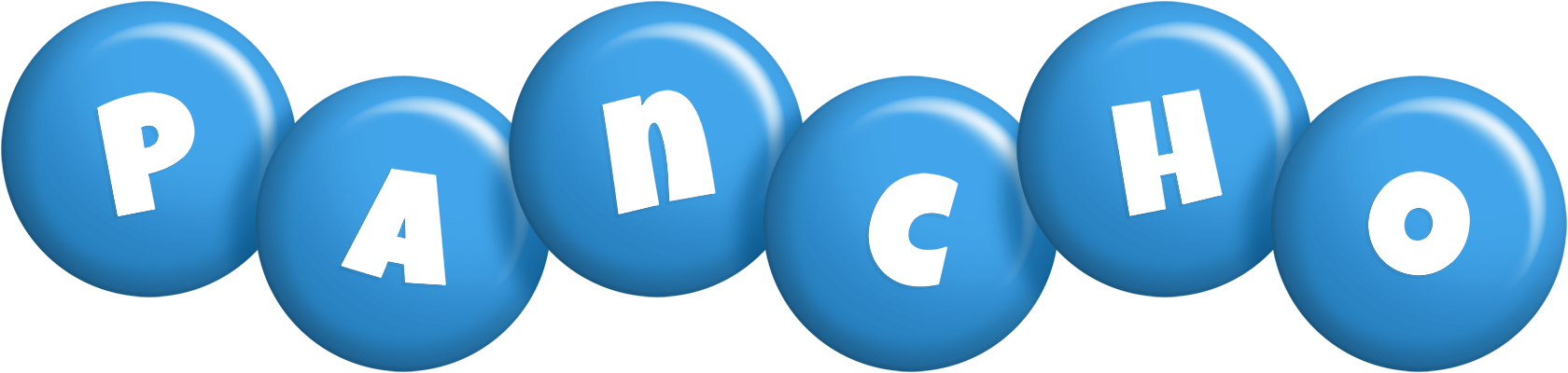Pancho candy-blue logo