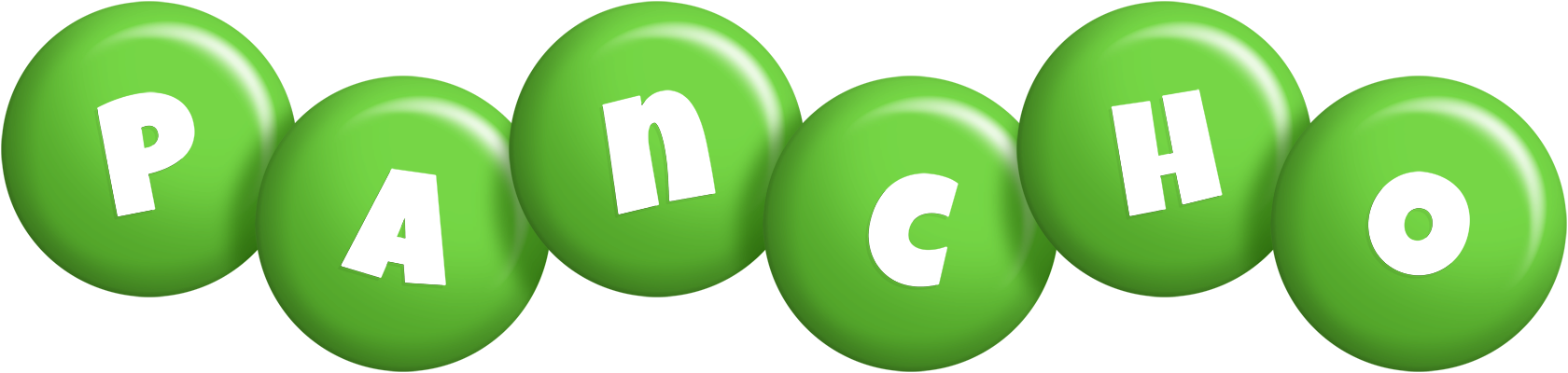 Pancho candy-green logo