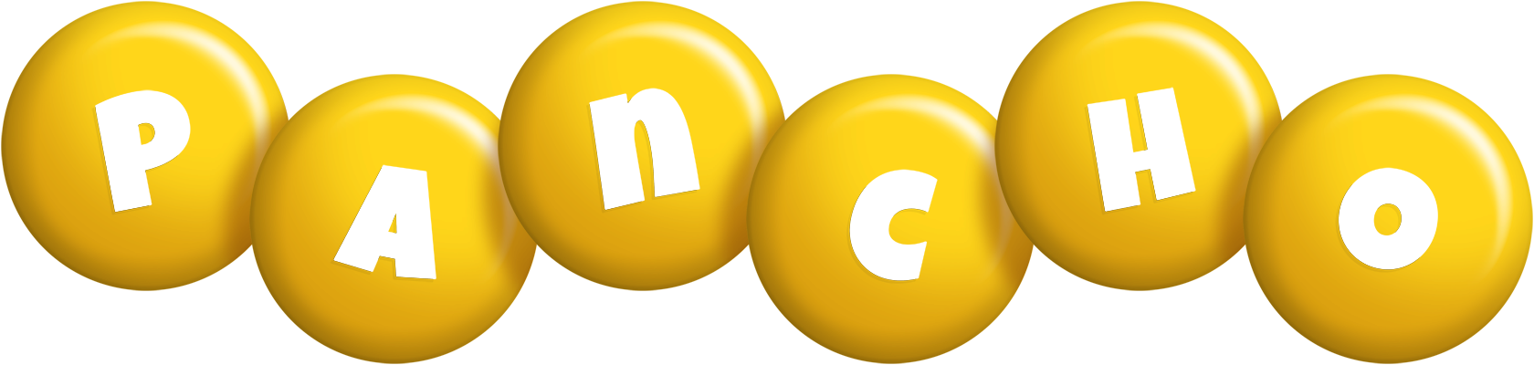 Pancho candy-yellow logo