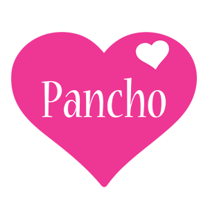 Pancho love-heart logo