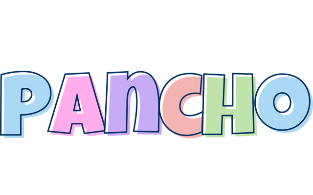 Pancho pastel logo