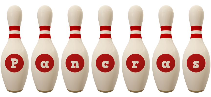 Pancras bowling-pin logo