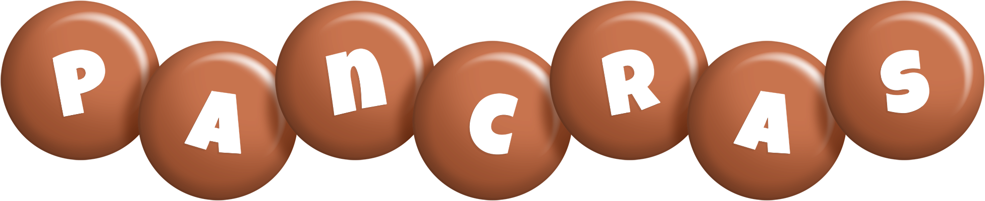 Pancras candy-brown logo