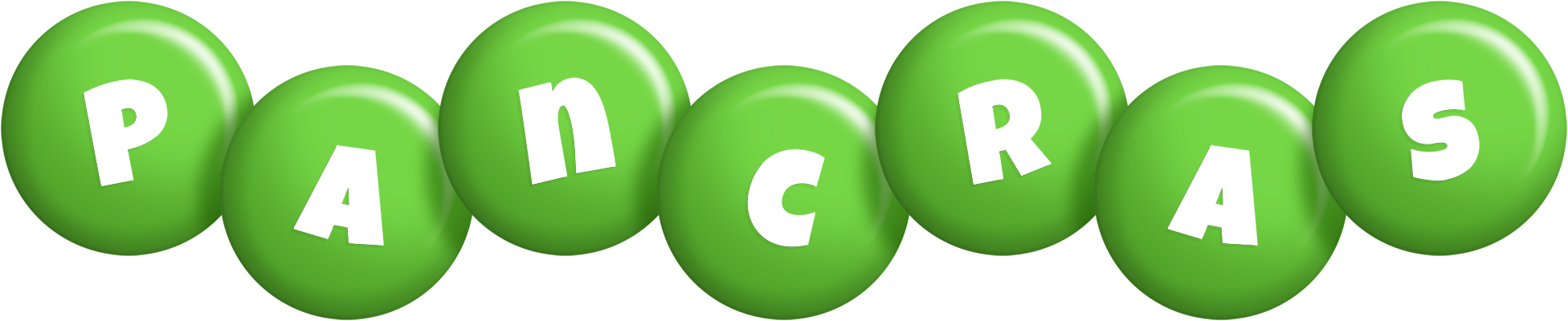 Pancras candy-green logo