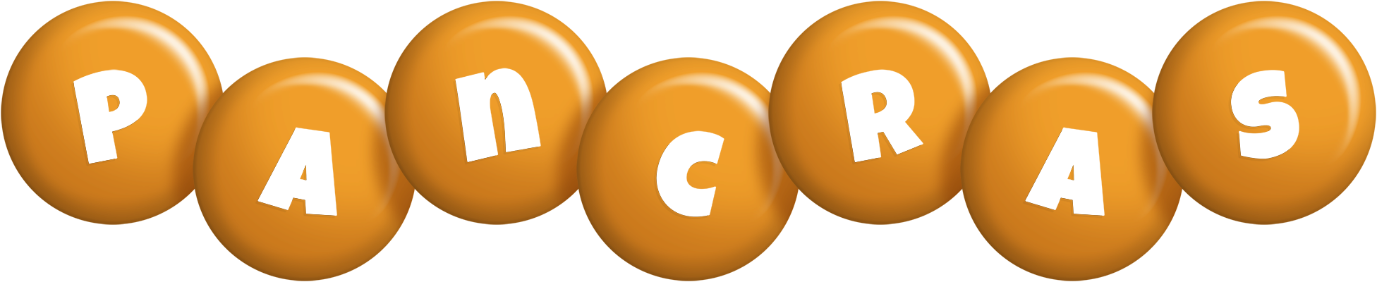 Pancras candy-orange logo