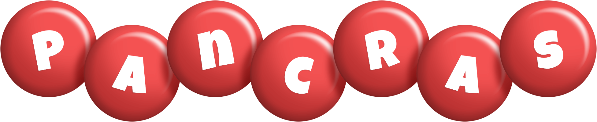 Pancras candy-red logo