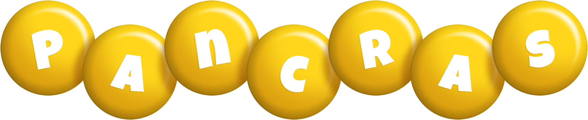 Pancras candy-yellow logo