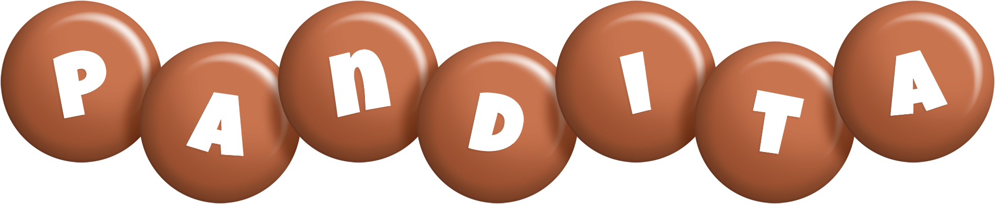 Pandita candy-brown logo