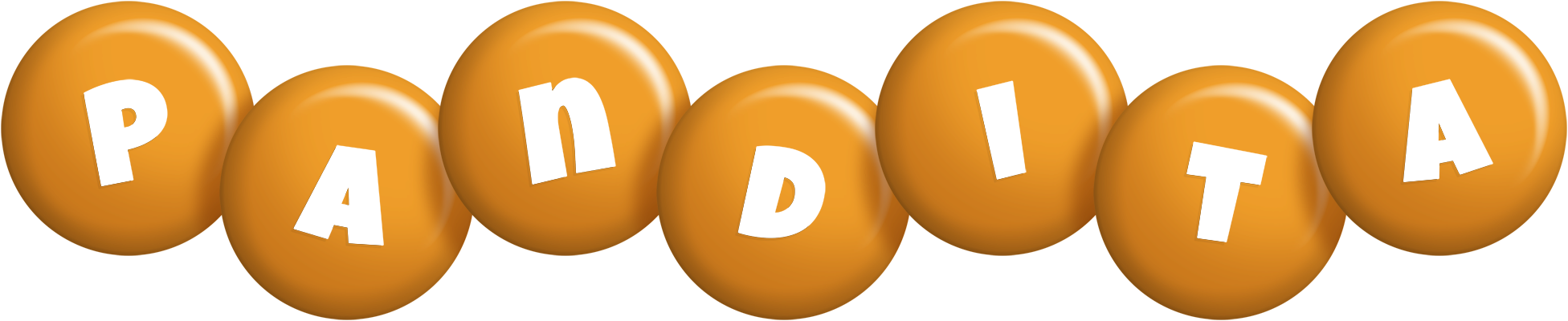 Pandita candy-orange logo