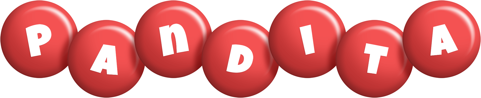 Pandita candy-red logo