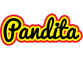 Pandita flaming logo