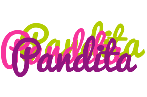 Pandita flowers logo