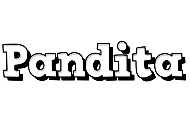 Pandita snowing logo