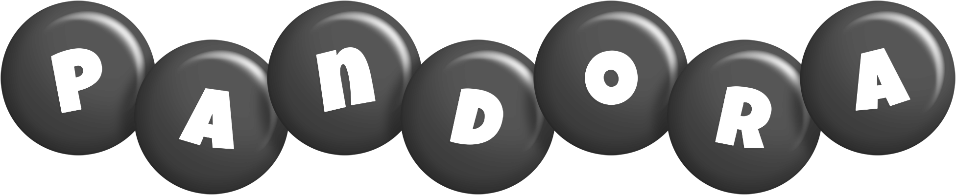 Pandora candy-black logo