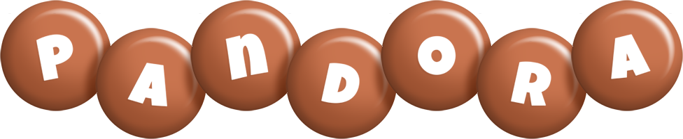 Pandora candy-brown logo