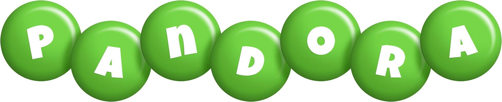 Pandora candy-green logo