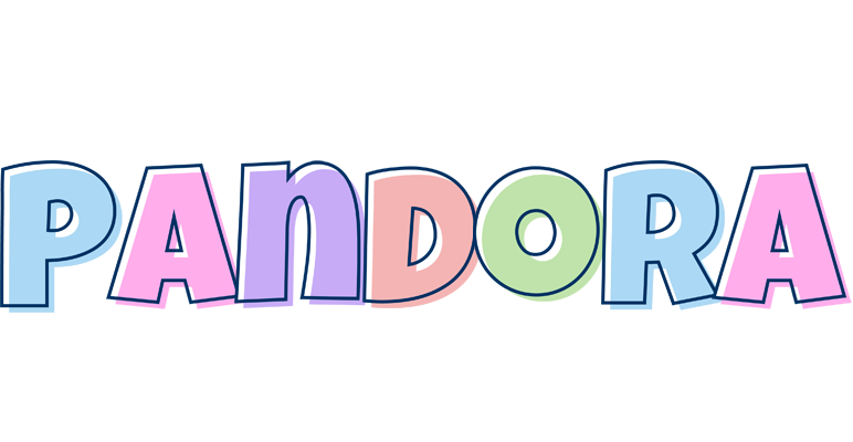 Pandora pastel logo