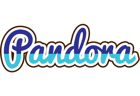 Pandora raining logo