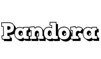Pandora snowing logo