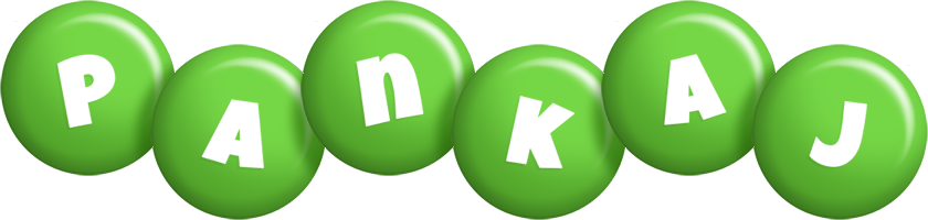 Pankaj candy-green logo