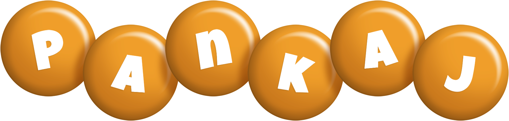 Pankaj candy-orange logo
