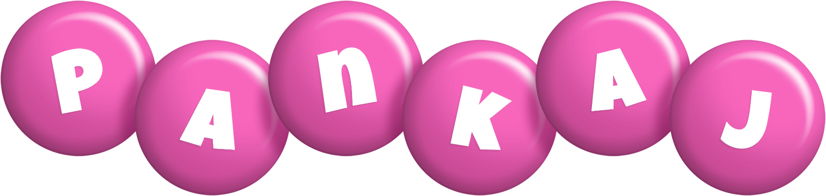 Pankaj candy-pink logo