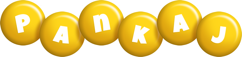 Pankaj candy-yellow logo