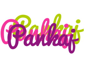 Pankaj flowers logo