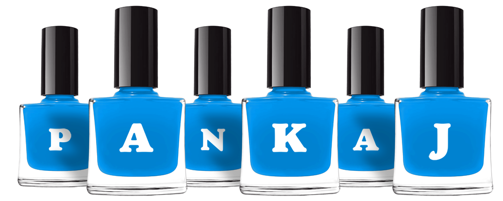 Pankaj glossy logo