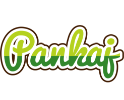 Pankaj golfing logo