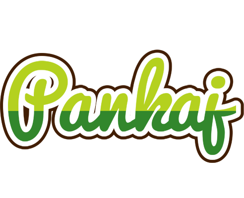Pankaj golfing logo