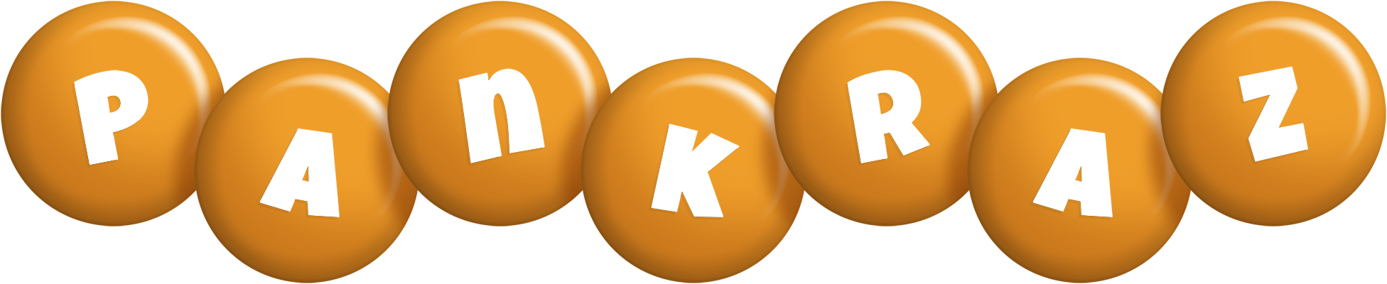 Pankraz candy-orange logo