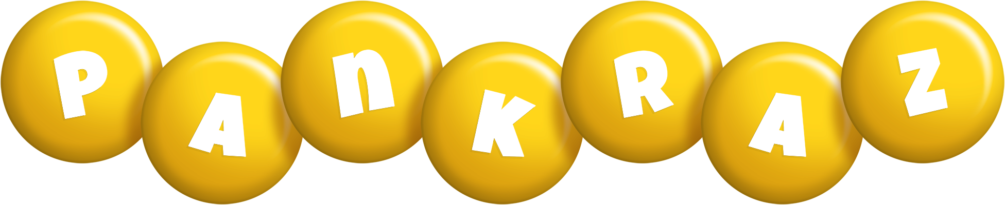 Pankraz candy-yellow logo